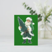 Ierse kerstman feestdagenkaart (Staand voorkant)