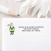 Ierse Kerstman kerstmailinglabels Etiket (Insitu)
