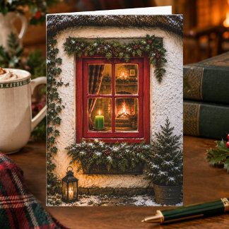 Ierse Kerstmis Gaelic Kerstmis Vakantie Groet Kaart