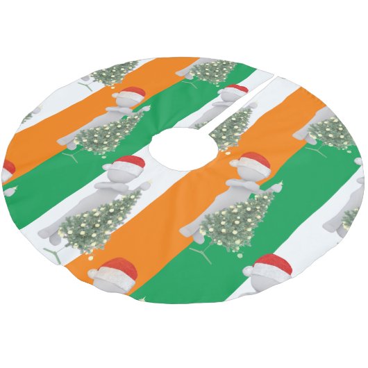 Ierse Kerstmis Kerstboom rok (Gekanteld)