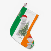 Ierse Kerstmis kous Kleine Kerstsok (Voorkant (Hangend))