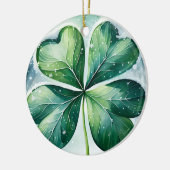 Ierse kerstzegen gepersonaliseerd keramisch ornament (Links)