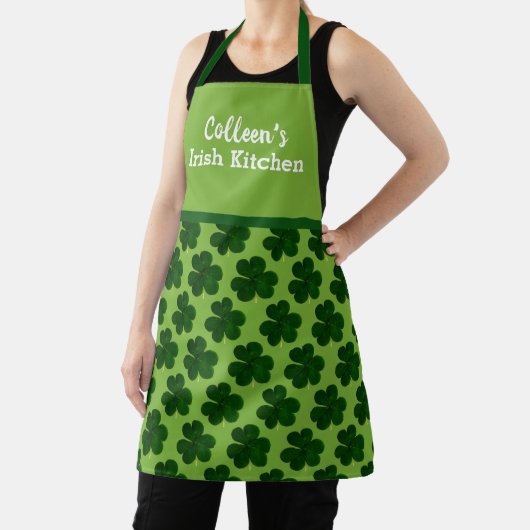Ierse Kitchen St Patrick's Day personaliseren Schort (Insitu)