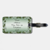 Ierse klaver bagagelabel (Achterkant horizontaal)