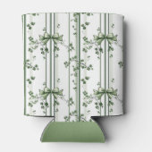 Ierse klaver-geïnspireerd botanisch ontwerp blikjeskoeler (Achterkant)