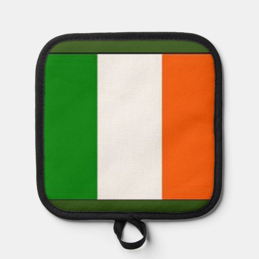 Ierse klaver, Ierse vlag Pannenlap (Voorkant)