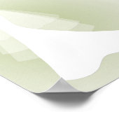 Ierse klaver, jurk, Bruidsjonker Menu Poster (Hoek)