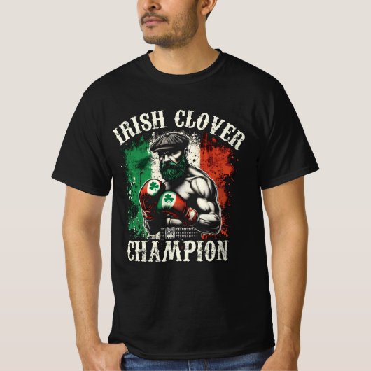 Ierse Klaver Kampioen T-shirt (Voorkant)