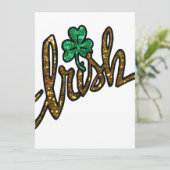 ierse klaver shamrock (Staand voorkant)