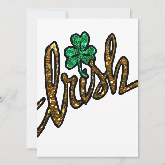 ierse klaver shamrock (Voorkant)
