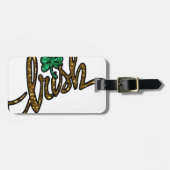 ierse klaver shamrock bagagelabel (Voorkant horizontaal)