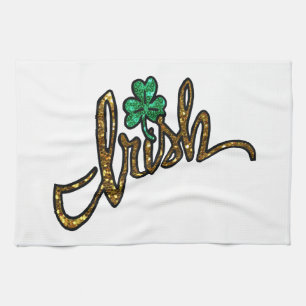 ierse klaver shamrock theedoek