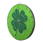 Ierse Klaver & St. Patrick Dag Dartbord (Voorkant Rechts)