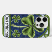 Ierse Klaver St Patrick's Day Case-Mate iPhone Case (Achterkant (horizontaal))