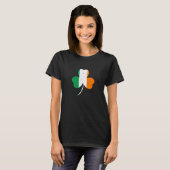 Ierse Klaver St. Patrick's Day T-shirt (Voorkant volledig)