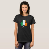 Ierse Klaver St. Patrick's Day T-shirt (Voorkant volledig)