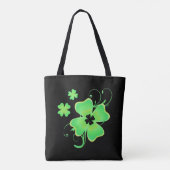 Ierse klavertjevier Tote Bag (Achterkant)