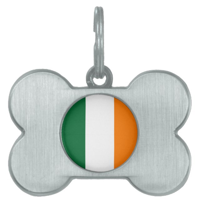 Ierse kleuren huisdieren naamplaatje (voorkant)