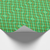 Ierse kleuren - Tartan Patroon Cadeaupapier (Hoek)