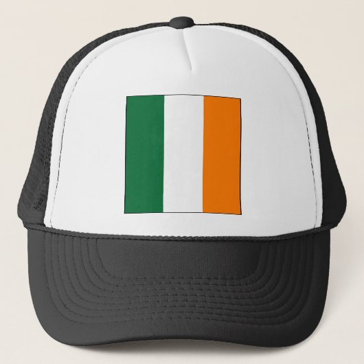 Ierse kleuren trucker pet (Voorkant)