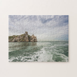 Ierse kliffen onder een wolkenhemel legpuzzel
