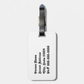 Ierse Kliffen van Moher Bagagelabel (Achterkant verticaal)