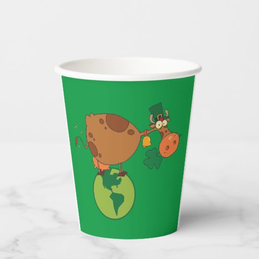Ierse Koe Papieren Bekers (Voorkant)