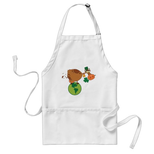 Ierse Koe Standaard Schort (Voorkant)