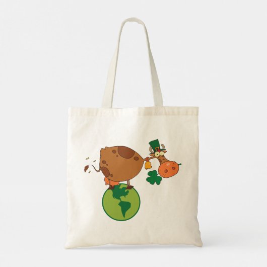Ierse Koe Tote Bag (Achterkant)