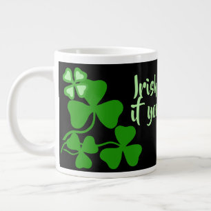 Ierse koffie 19 alstublieft, Ierland klavertje, zw Grote Koffiekop