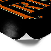 Ierse koffie Art Nouveau Perfect Poster (Hoek)