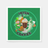 Ierse koffie - een elixer. servet (Voorkant)