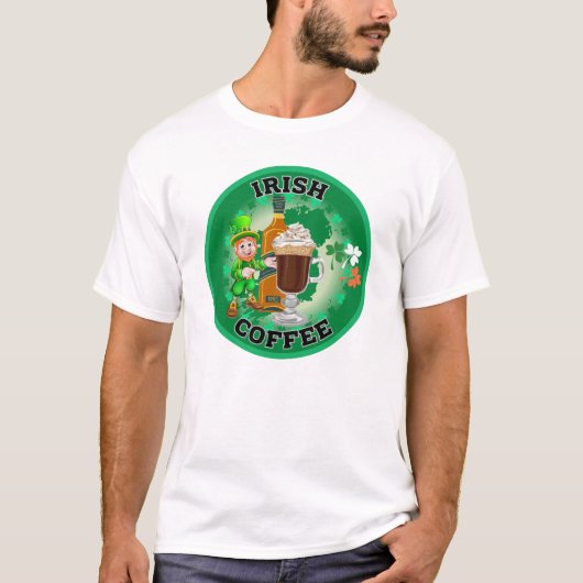 Ierse koffie - een elixer. t-shirt (Voorkant)