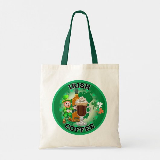 Ierse koffie - een elixer. tote bag (Achterkant)