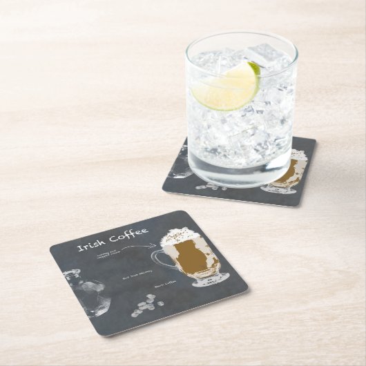 Ierse koffie kartonnen onderzetters (Insitu)