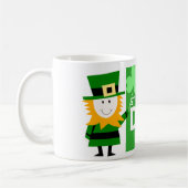 Ierse koffie-Mok met Leprechaun Design Koffiemok (Links)