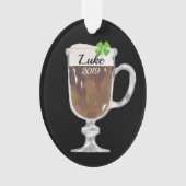 Ierse koffie op maat ornament (voorkant)