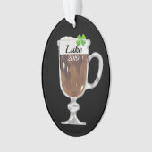 Ierse koffie op maat ornament (voorkant)