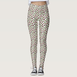 Ierse koffiebonen en klavertjes Funny Design Leggings