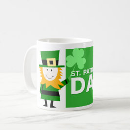 Ierse koffiemok met Leprechaun-design