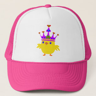 Ierse Koningin gekroonde Kip Chique Trucker Hat ♥ Pet