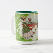  Ierse koppel Tweekleurige Koffiemok (Voorkant links)