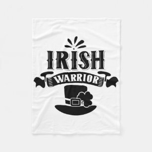 Ierse Krijger St. Patrick's Day Ierland Leprechaun Fleece Deken
