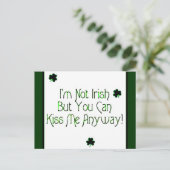 Ierse kus briefkaart (Staand voorkant)