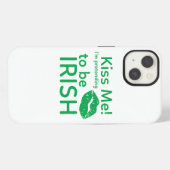 Ierse kus iPhone hoesje (Achterkant horizontaal)