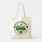 Ierse kussen Truck met klavers St. Patrick's Day Tote Bag (Achterkant)