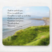 Ierse kust en Blessing Mousepad Muismat (Voorkant)