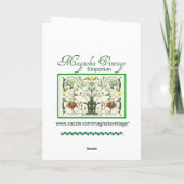  Ierse Laddie - St. Patrick's Greeting Kaart (Achterkant)