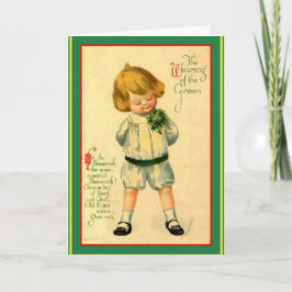  Ierse Laddie - St. Patrick's Greeting Kaart