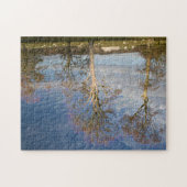 Ierse landschapsbomen en groene gras legpuzzel (Horizontaal)